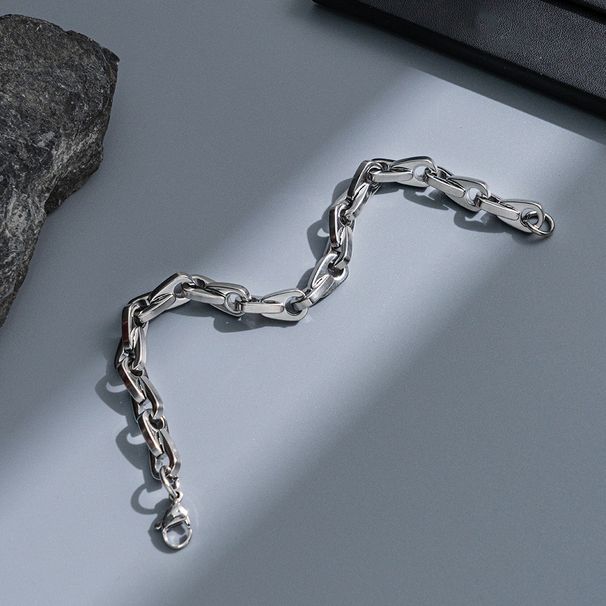 Unisex Schmuck Mode ineinandergreifende polygonale Armreifen modisches und einfaches Handarmband_voghion.com