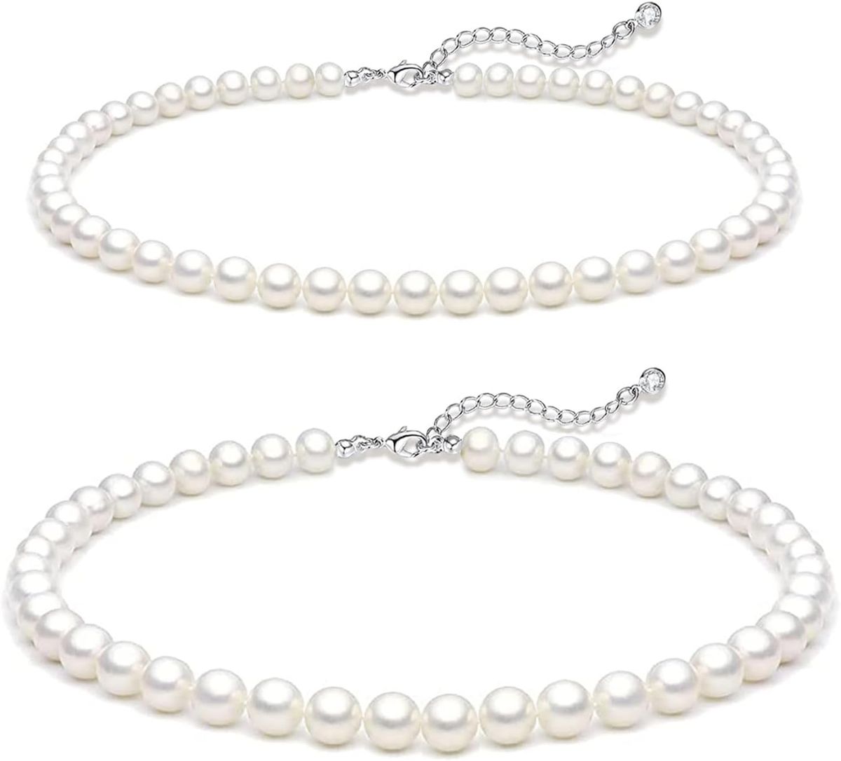 Bracciale con perline in oro Zeffy per donna, set di gioielli placcati in oro 14 carati con catena a maglie a forma di graffetta, braccialetti impilabili alla moda_voghion.com