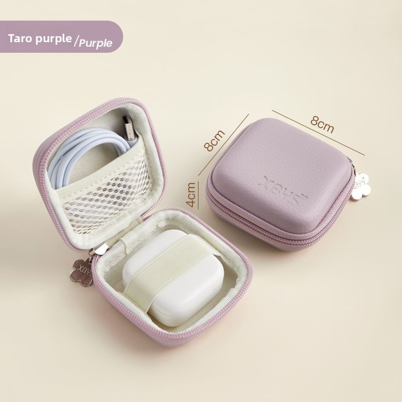 Data Cable Bag Digital Charger Box USB Flash Drive Earphone Travel Storage Protective Case Hard Shell_voghion.com