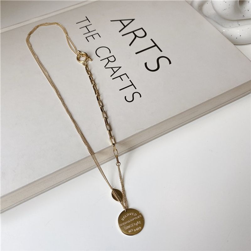 Gold Plated Necklace For Women In 2025, Trendy Niche Design, Sweater Chain, Autumn And Winter Accessories, Multi-Layer_voghion.com