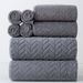 Coral Fleece Towel Set - Ultra Soft, Quick-Dry Bath, Face & Hand Towels For Home & Travel, Non-Shedding, 3/4/6/8-Piece Sets_voghion.com