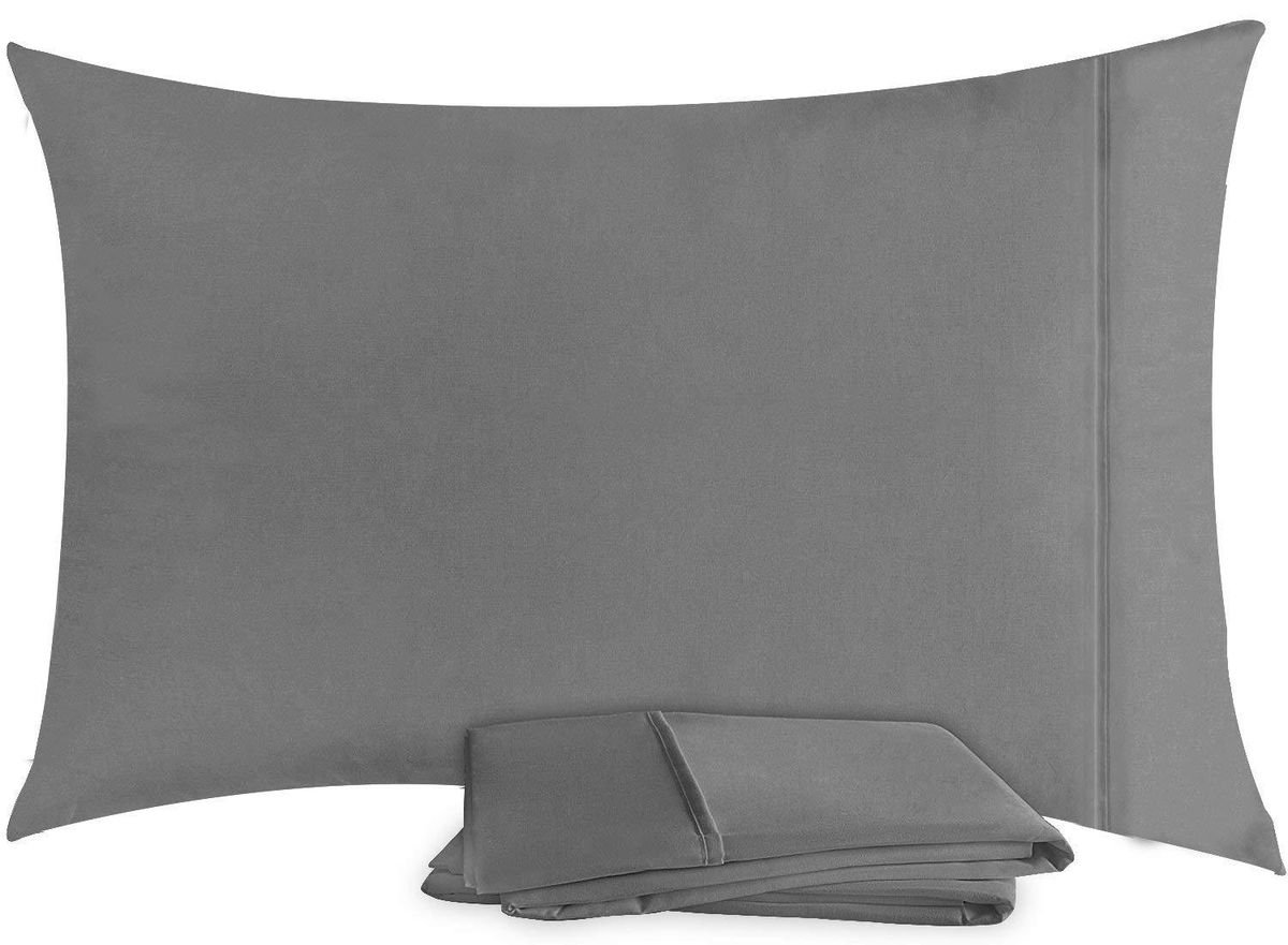 Premium Solid & Printed Envelope Pillowcase Set – Soft 100% Polyester, Hypoallergenic & Wrinkle-Resistant (50x76cm, 8 Stylish Colors)_voghion.com