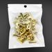 Clip Gold Ticketclip 22mm kleine runde Metallclipbox Briefpapierclip Eisenclip Direktverkauf_voghion.com