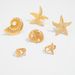 SHEIN Anello aperto a conchiglia di stella marina in stile oceano, set da 6 pezzi, stella a forma di conchiglia_voghion.com