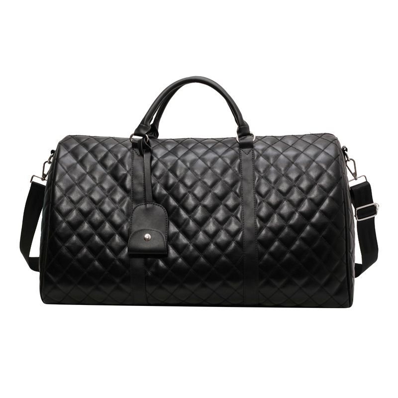 Reisetaschen Gepäcktasche PU Plaid Reisetasche Handgehalten Warten auf Lieferung Lagerung Wasserdicht Freizeitreisen Große Kapazität Fabrikwaren Großhandel_voghion.com