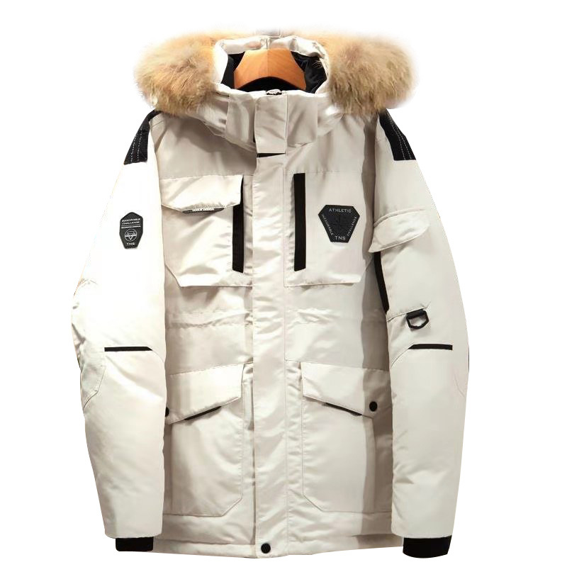Produttore all'ingrosso di giacche da uomo ispessite e calde, giacche invernali, versione coreana, giacche bianche in anatra, giacche calde per donna_voghion.com