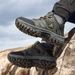 Yuekun Herren Wanderschuhe Wasserdicht Rutschfest Verschleißfest Frühling Und Herbst Outdoor Leicht Atmungsaktiv Professionell_voghion.com