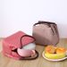 Striped Bento Bag, Thermal Insulation Bag, Oxford Cloth Waterproof Large Picnic Bag._voghion.com