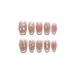 Ice Skin Jade Cat's Eye Shell Gold Foil Pearl Powder Blusher Nail Manual Patch Nail Enhancement Removable for Women_voghion.com