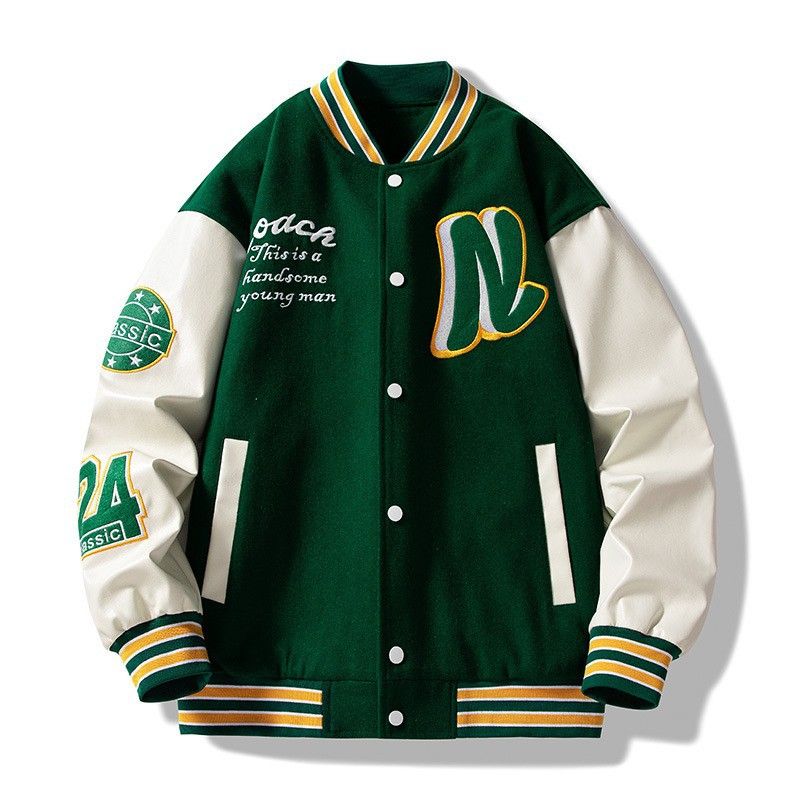 Men's ClothingFashion brand jacket for men, new spring and autumn couples wear loose baseball jacket, American retro trend embroidered jacket for boys_voghion.com