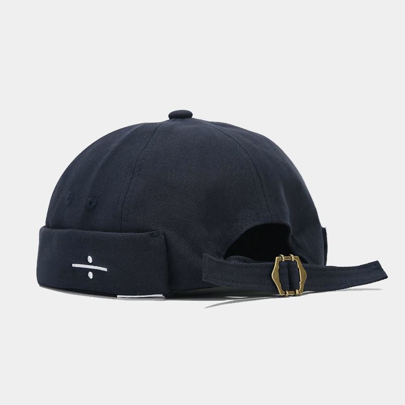 Udlejerhat Tide Division Nummer Broderi Personlighed Hip Hop Yuppie Hat Herre- og Damemode Melon Pelshat Sceneoptræden Hat_voghion.com