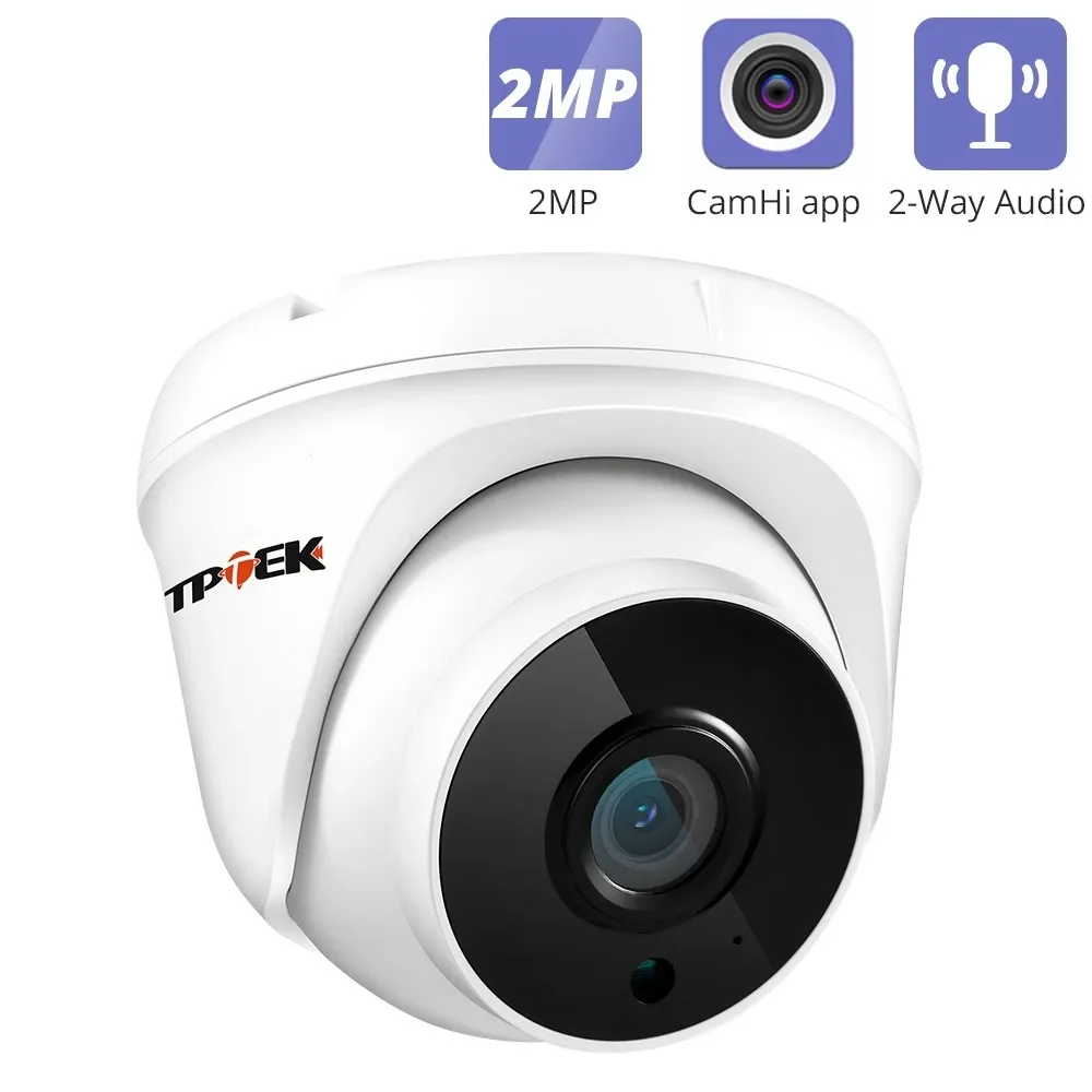 Caméra WiFi 64 Go HD 1080P Caméra IP Wi Fi Surveillance vidéo intérieure Caméra de sécurité à domicile Wi-Fi sans fil 2,8 mm Dôme Camara CamHi Cam_voghion.com