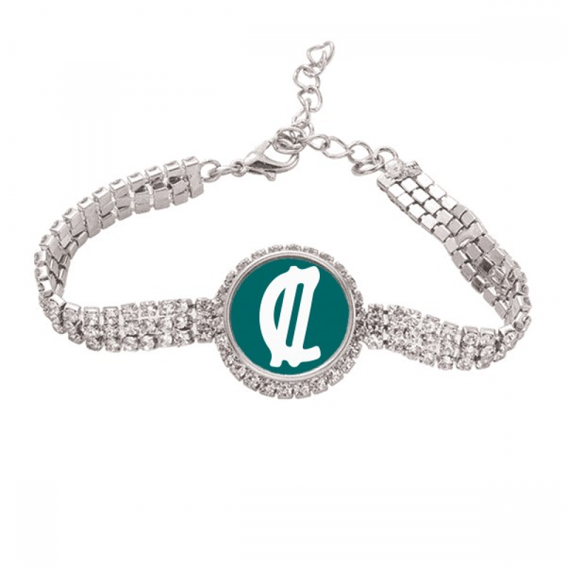 Simbolo della valuta del Costa Rica, bracciale alla caviglia con catena da tennis CRC, gioielli con diamanti_voghion.com