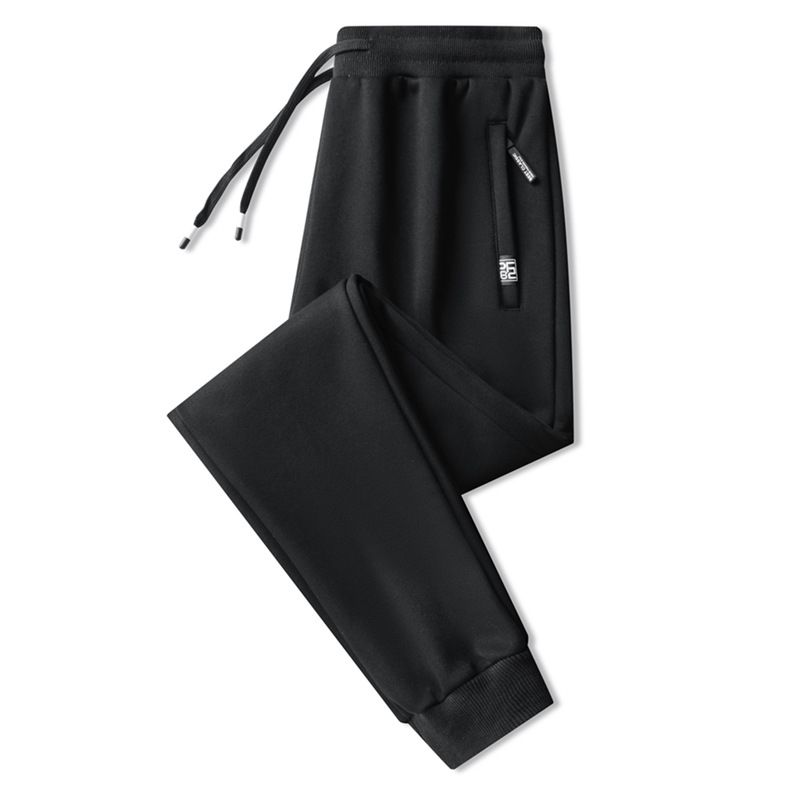 Men's Clothing Cotton Casual Sports Pants Men Plus Size Men's Fashion Sweatpants Loose Cuff Nine Point Long Pants_voghion.com