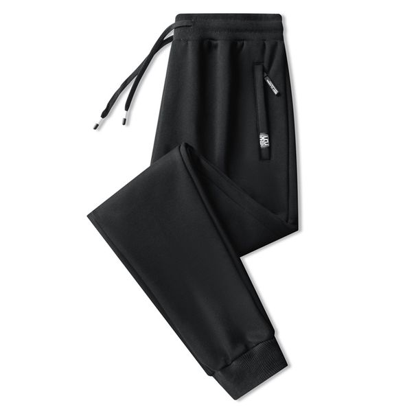 Men's Clothing Cotton Casual Sports Pants Men Plus Size Men's Fashion Sweatpants Loose Cuff Nine Point Long Pants_voghion.com
