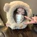 Plush Thick Bear Balaklafa Children's Ear Protection, Warm Baotou, Autumn and Winter Big Head Circumference, Knitted_voghion.com
