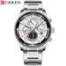 Men's Waterproof Quartz Watch With Date Display, Round Dial, Alloy Strap, Business Casual Wristwatch For Everyday Wear_voghion.com