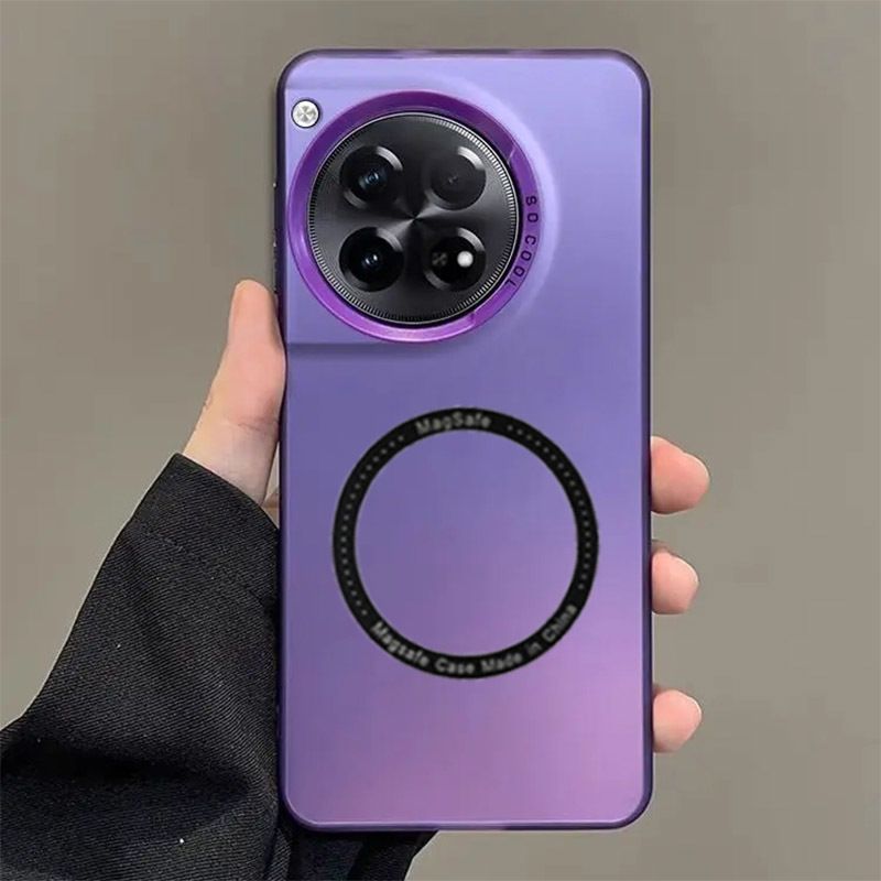 Matowe bezprzewodowe ładowanie Magsafe magnetyczne etui do Oneplus 12 12R 11R 10T Nord CE 3 4 tylna pokrywa do one plus 11_voghion.com