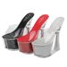 10367-61 Nowe buty do klubu nocnego, model samochodu, super wysokie obcasy, gruby obcas, wodoodporne, platformy, sandały, przezroczyste, kryształowe buty_voghion.com