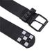 with Square Beads Pyramid Rivets For Women Punk Jeans Belt_voghion.com