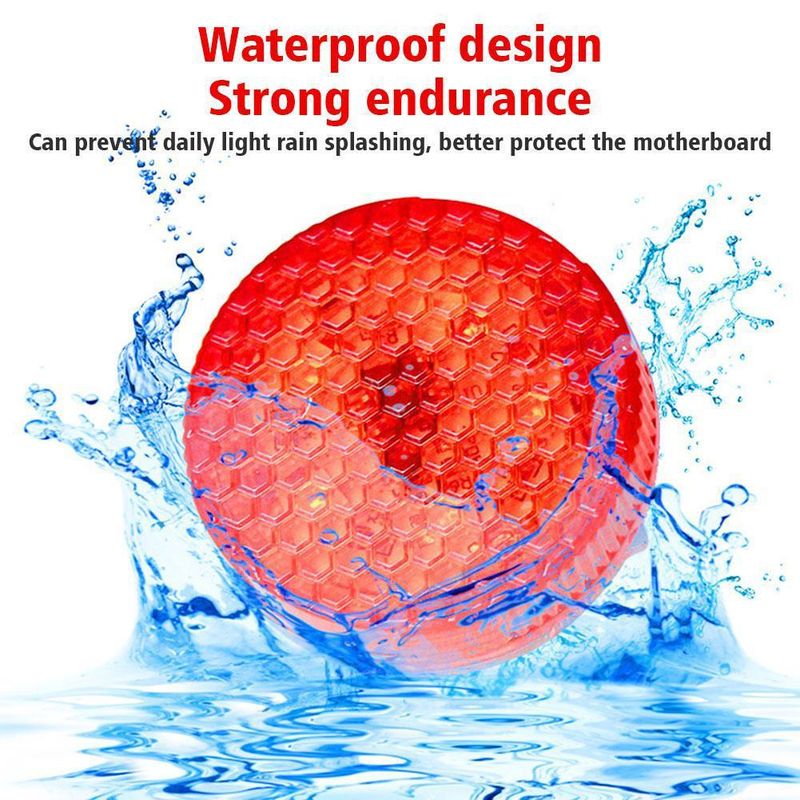 Luz de segurança de aviso de abertura universal para carro noturno, modificação de luz piscante LED de indução anticolisão na porta traseira_voghion.com