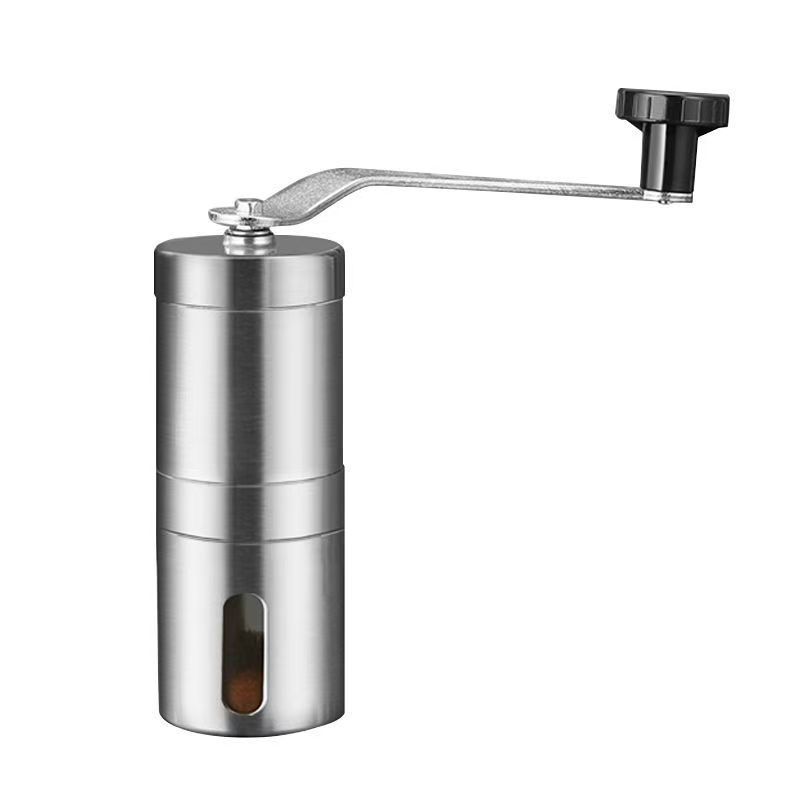 Macinacaffè a manovella Wannilen, macinacaffè in acciaio inox per uso domestico, utensile per macinare il caffè a mano_voghion.com