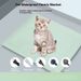 Tapis chauffant pour animaux de compagnie - Couverture électrique 3 températures pour chats et chiens, douce et lavable, dessous antidérapant (rond 30 cm/40 cm/50 cm multicolore)_voghion.com