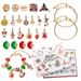 Christmas Advent Calendar Jewelry Set – Festive Charm Bracelet & Pendant Blind Box With Holiday-Themed Beads, Perfect For Gifting And Countdown_voghion.com