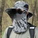 Pălărie de soare pentru bărbați, cu voal, camuflaj, de vară, pentru prevenirea nisipului, respirabilă, cu bor mare, impermeabilă, în aer liber, pentru tabără, pescuit_voghion.com