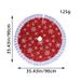 Elegant Christmas Tree Skirt With Snowflake & Reindeer Print – Festive Holiday Decor Mat For Tree Base, Fireplace & Party Setup_voghion.com