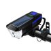 Cross Border Bicycle Solar Headlight Horn Light Night Riding USB Charging Headlight Bicycle Strong Light Flashlight Equipment_voghion.com