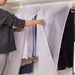 Clothes Dust Cover Open Clothes Storage Dust Bag Coat Cover Hanger Hanging Storage Cover Dust Cover Towel_voghion.com