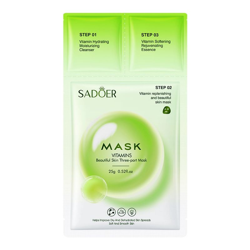 Tutti gli inglesi SADOER Vitamin Skin Brightening Trilogy Maschera viso Fine Moisture_voghion.com