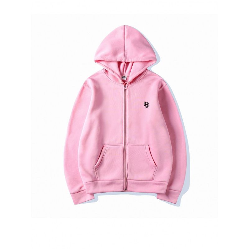 Men's Clothing Unisex Y2K Print Zip-Up Hoodie - Retro Streetwear Couple Matching Set, Oversized Fleece-Lined Sweatshirt_voghion.com