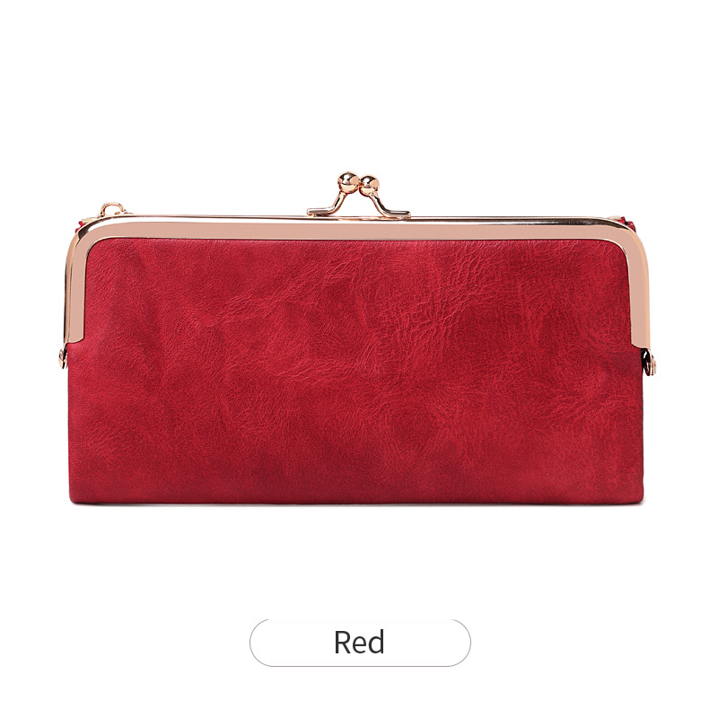 Retro-Multifunktions-Klappclip, lange Geldbörse, 2024, neue tragbare, vielseitige Handytasche mit mehreren Kartenfächern für Damen_voghion.com