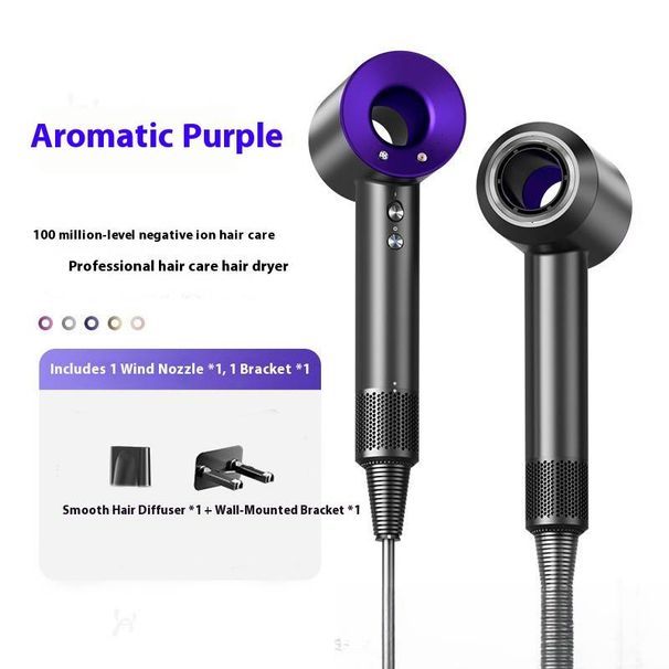 1600W Brushless Motor Hair Dryer With Ionic Technology & 3 Speed Settings, Salon-Grade ABS Body_voghion.com