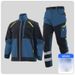 Durable Rip-Resistant Workwear Set For Men - Construction, Mining & Electrical Labor - Breathable Polyester-Cotton Blend_voghion.com