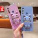 Cute Rabbit Plating Phone Bracket Case for Motorola Moto G10 G20 G30 G8 G9 Play E20 G60 G22 G52 E7 Plus 2021 Soft Back Cover_voghion.com