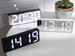 Specchio luminoso LED digitale con display da tavolo, supporto per orologio, decorazione elettronica, sveglia_voghion.com