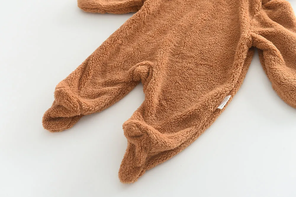 Kids Clothing bunny hooded jumpsuit baby crawling clothes_voghion.com