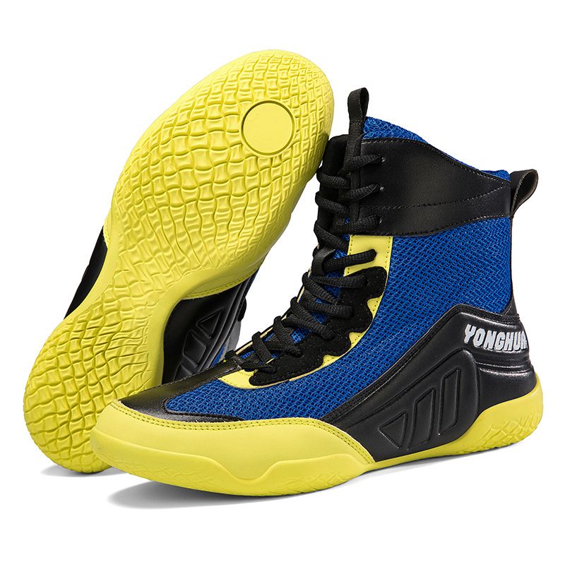 New Large Size Men's And Women's Comprehensive Training Shoes High Top Boxing Shoes Squat Professional Training Shoes_voghion.com