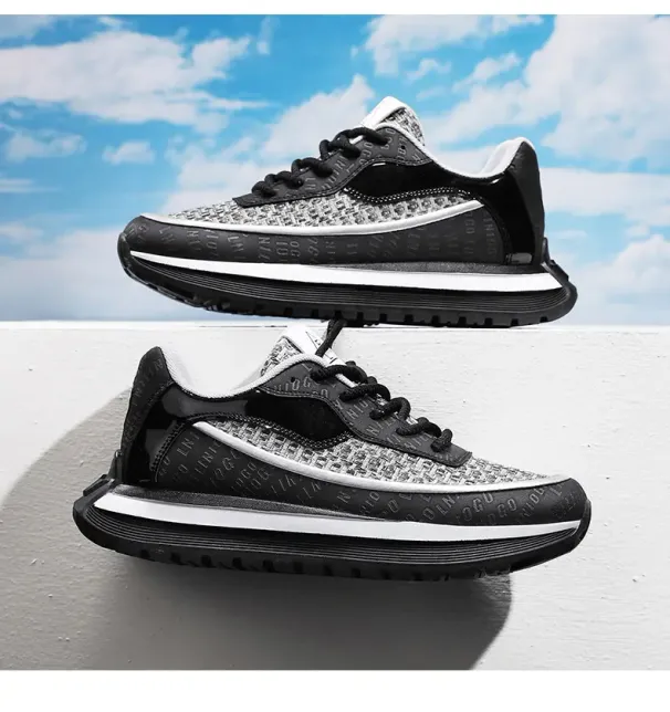 Forrest Gump Sneakers Uomo Scarpette Bianche Versatili Suole Spesse_voghion.com