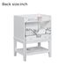 24' Bathroom Vanity Without Sink, Base Only, Solid Wood Frame, Bathroom Storage Cabinet With Drawer And Open Shelf_voghion.com