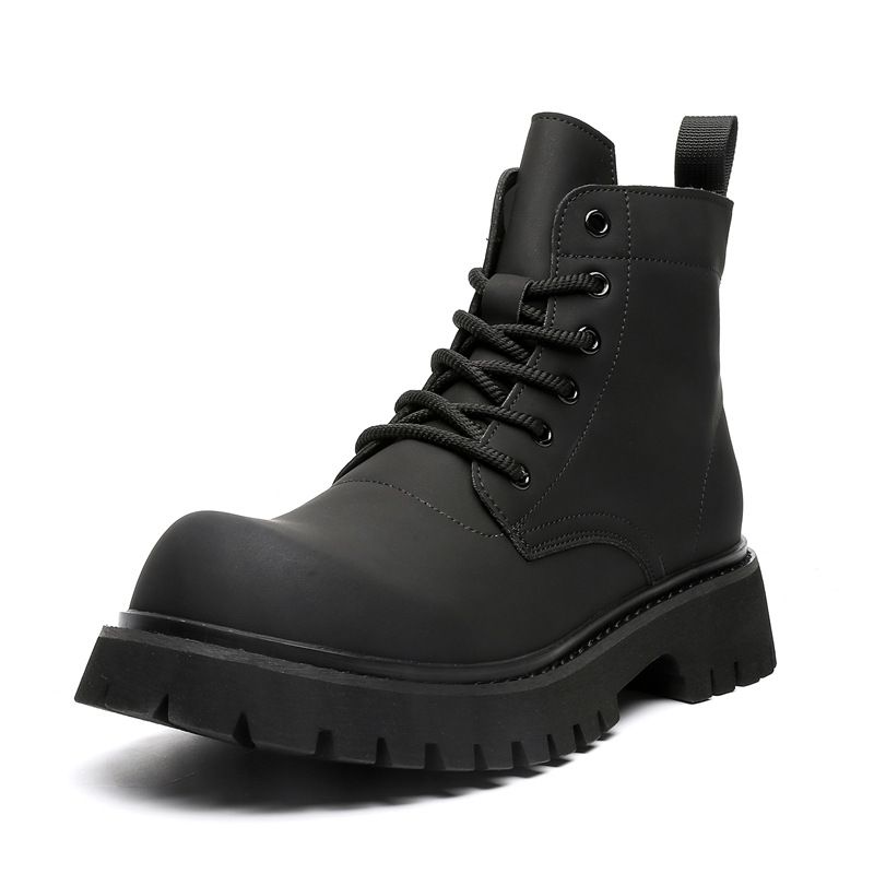 Retro Martin Boots Thick-soled Heightening Outdoor Hiking Tooling Boots Casual Men's Boots_voghion.com