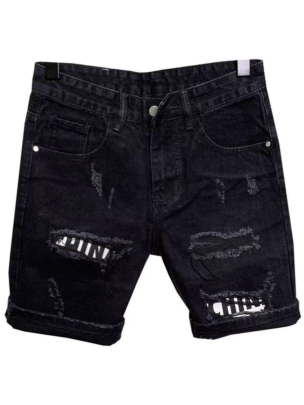 Men's Clothing 2024 high street retro washed patchwork jeans men's loose straight hiphop drape pants_voghion.com