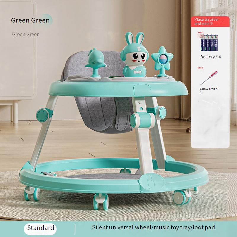 Mother & Kids Baby Walker With Music Multi Function Anti Rollover Lightweight And Foldable_voghion.com