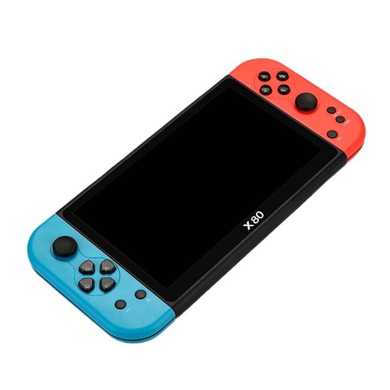 X80 7-Inch HD Handheld Game Console - Retro Arcade With PS Emulator (5000+ Classic Games, Portable Design, Rechargeable Battery)​​_voghion.com