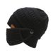 Same Style Label Warm Thickened Non-Fleece Knitted Without Ponytail With Pom-Pom Yarn Hat_voghion.com