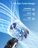 Bearwind Portable Handheld Turbo - 5 Gear High Speed 4000mAh Rechargeable Mini Personal Hand Fan Blow Cold Air, Battery_voghion.com