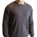 Maglione lavorato a maglia a righe verticali da uomo - Pullover casual a maniche lunghe con scollo rotondo per autunno e inverno_voghion.com